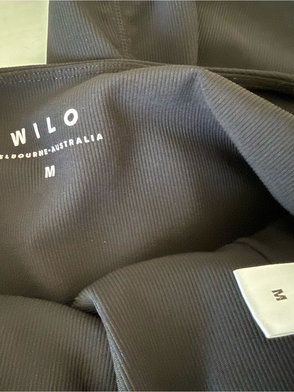 WILO Black Ribbed Jumpsuit Romper - Picture 4 of 4